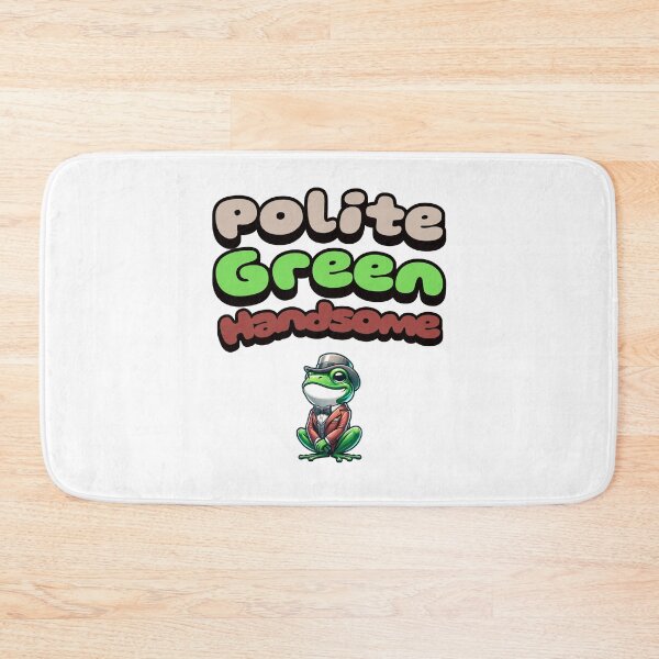 Item preview, Gentleman Frog: Polite, Green, Handsome designed and sold by musthavewords.