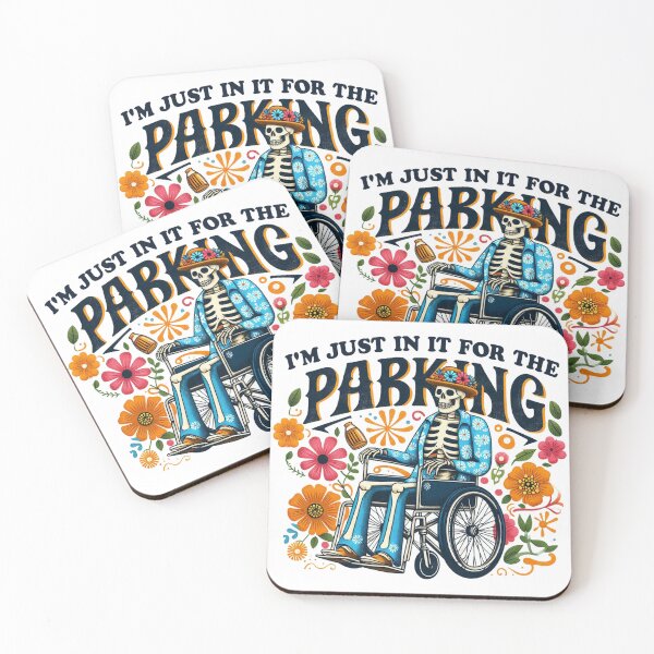 Item preview, Wheelchair I'm Just In It For The Parking designed and sold by erkinmaddison.