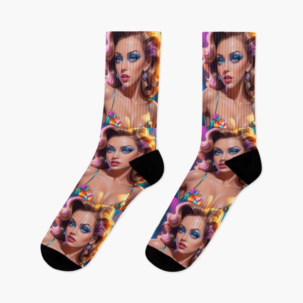 Item preview, Cute Vegas Burlesque Dancer Showgirl designed and sold by TheArtOfPat.