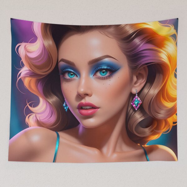 Item preview, Cute Vegas Burlesque Dancer Showgirl designed and sold by TheArtOfPat.