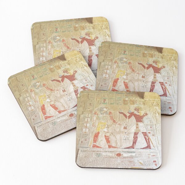 Item preview, Ancient Egyptian wall with Hieroglyphics designed and sold by Anastasia Kaneva.