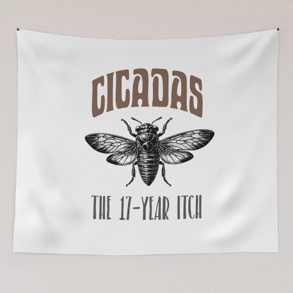 Item preview, Cicada Reunion: The 17-year itch designed and sold by musthavewords.