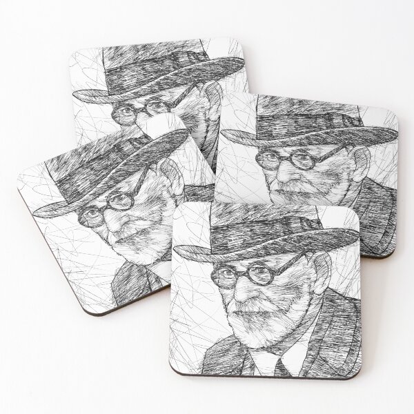 Item preview, SIGMUND FREUD ink portrait .4 designed and sold by lautir.