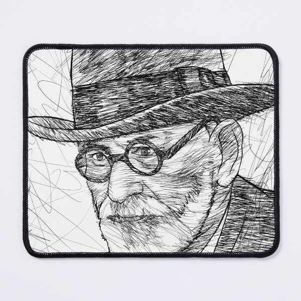 Item preview, SIGMUND FREUD ink portrait .4 designed and sold by lautir.