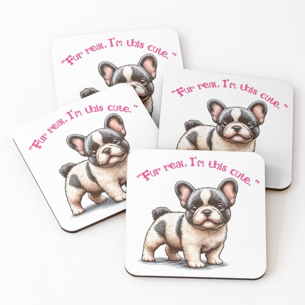 Item preview, Sitting Cute French Bulldog designed and sold by DogArtGallery.