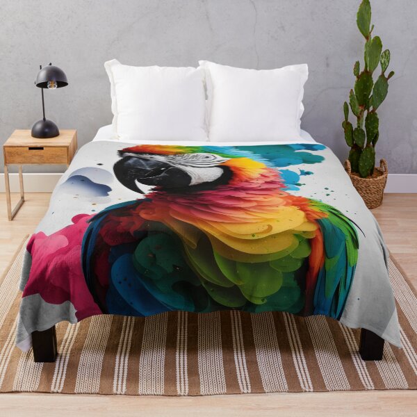 Item preview, Colorful parrot. designed and sold by MyHappyArtShop.