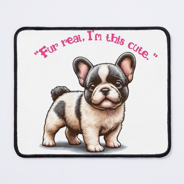 Item preview, Sitting Cute French Bulldog designed and sold by DogArtGallery.