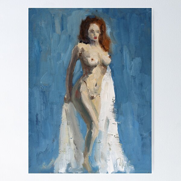 Item preview, Nude woman oil painting designed and sold by NatalyMak.