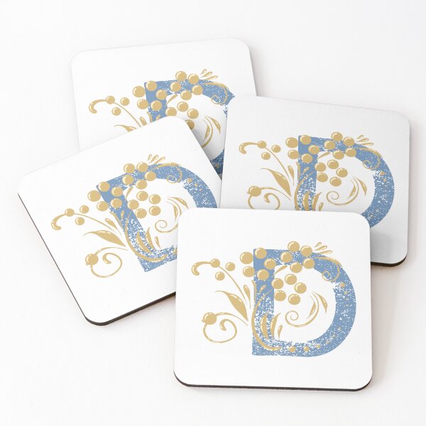 Item preview, D - Vintage Floral Initial Letter designed and sold by Deepness2023.