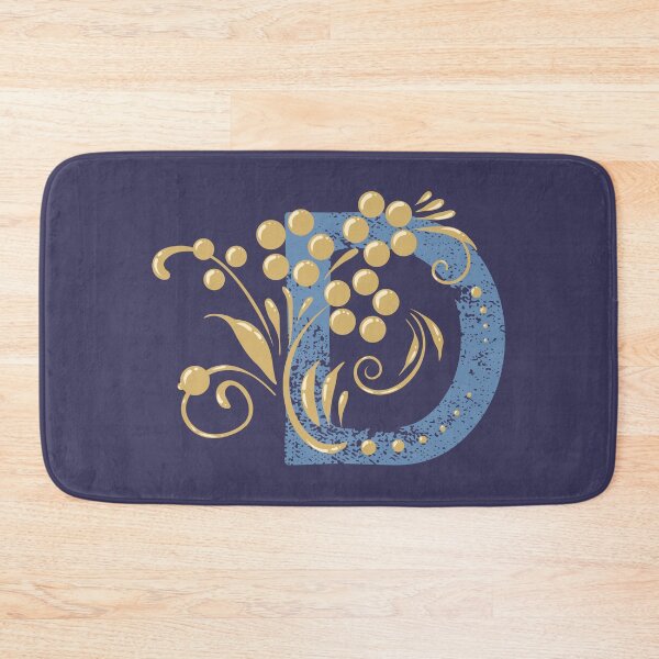 Item preview, D - Vintage Floral Initial Letter designed and sold by Deepness2023.