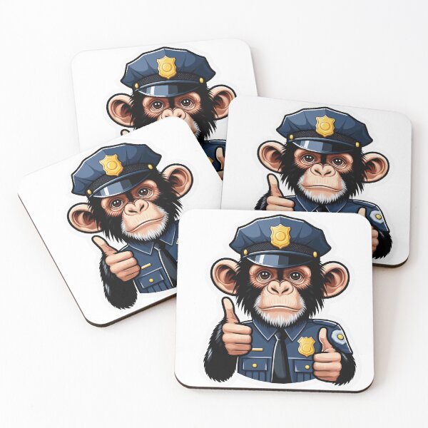 Item preview, Monkey business- officer 2 designed and sold by jessagirl.