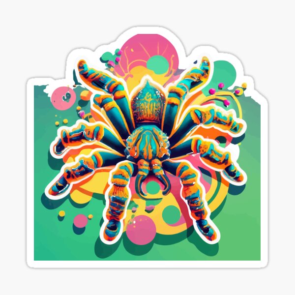 Item preview, Hyper-Realistic Tarantula Color Splash designed and sold by NiftyWrx.