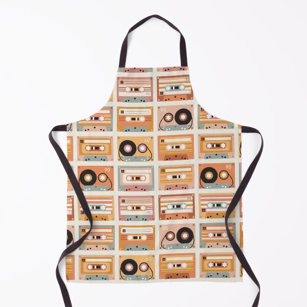 Item preview, Vintage cassettes - retro music party  - pink  and orange  - light background designed and sold by Muxune.