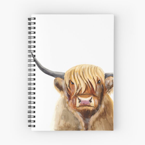 Item preview, Highland cow oil painting designed and sold by NatalyMak.