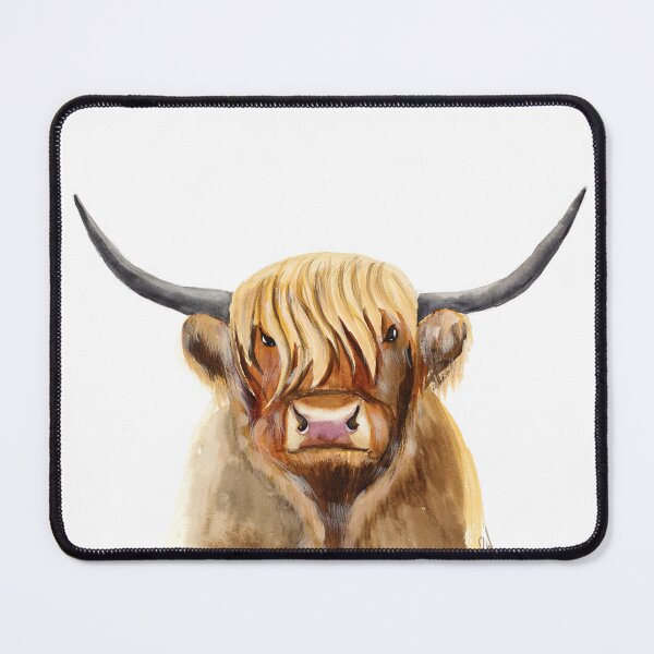 Item preview, Highland cow oil painting designed and sold by NatalyMak.