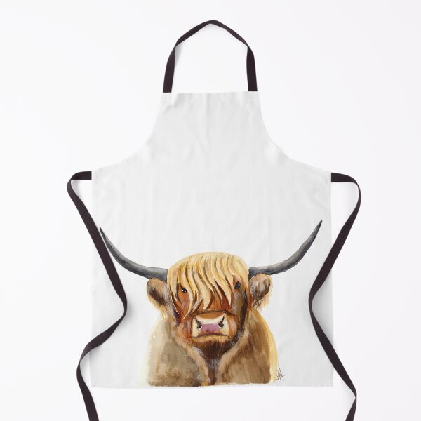 Item preview, Highland cow oil painting designed and sold by NatalyMak.