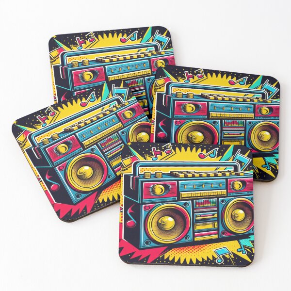 Item preview, Retro Boombox Pop Art designed and sold by AlekiHaze.