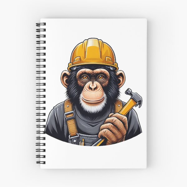 Item preview, Monkey business- construction worker designed and sold by jessagirl.