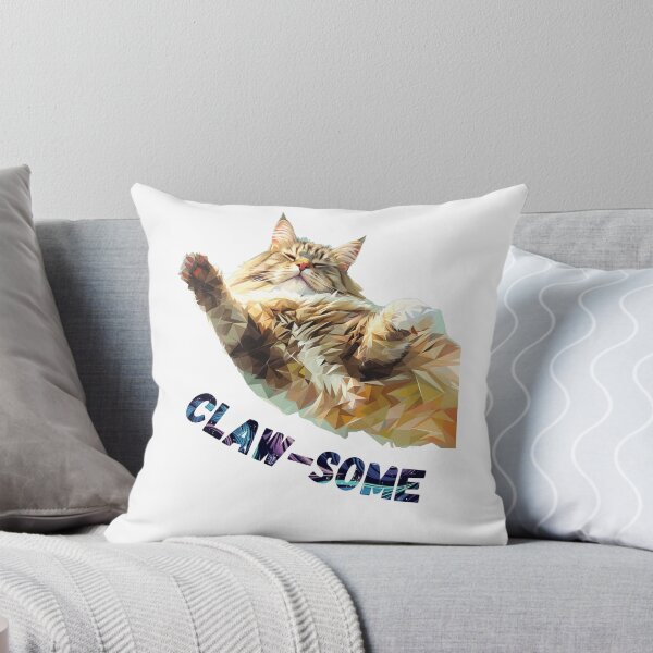 Item preview, Cat Lovers T-Shirt, Claw-Some Cat Design Tee, Cute Cat Graphic Shirt, Funny Animal T-Shirt, Casual Cat Print Tee, Gift for Cat Owners designed and sold by BlkMoonShop.