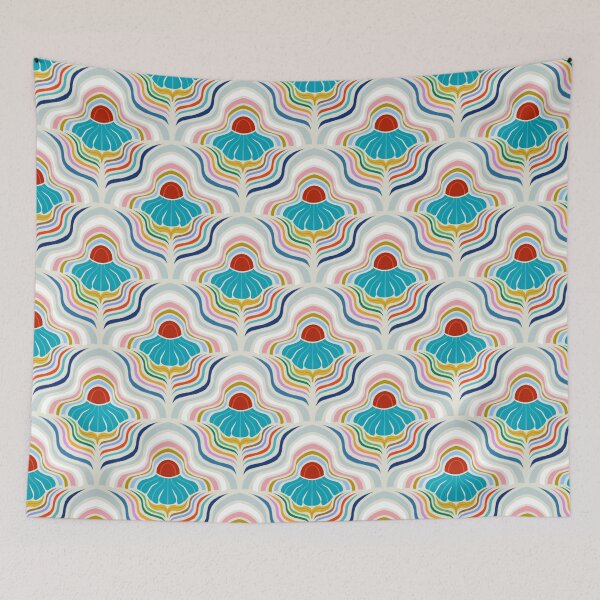 Item preview, 70s Floral Tiles designed and sold by marialindemann.