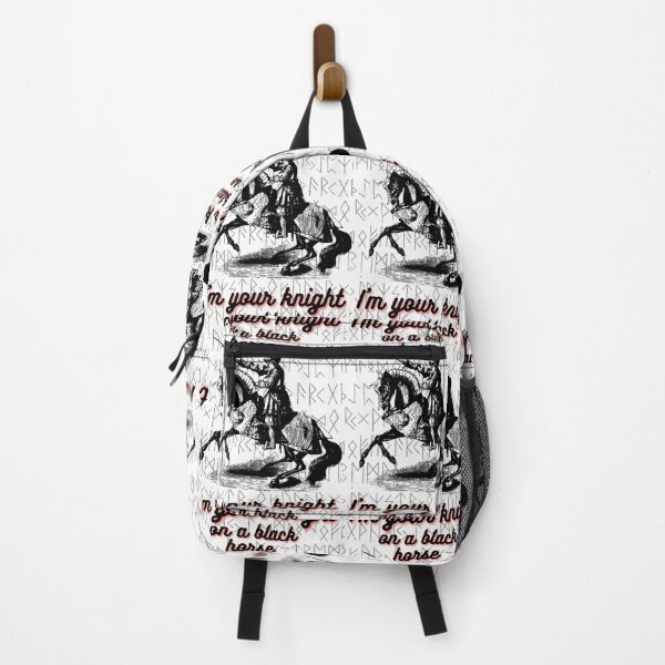 Item preview, A knight on a black horse designed and sold by MisiuKolorowy.