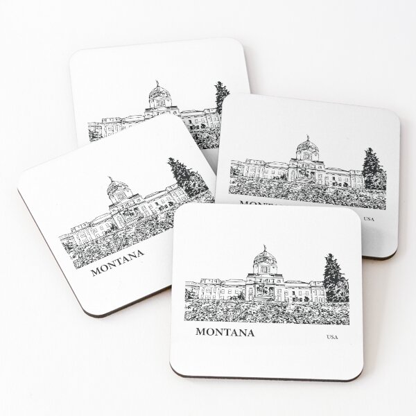 Item preview, Montana State USA designed and sold by Lakeric Cityscapes.