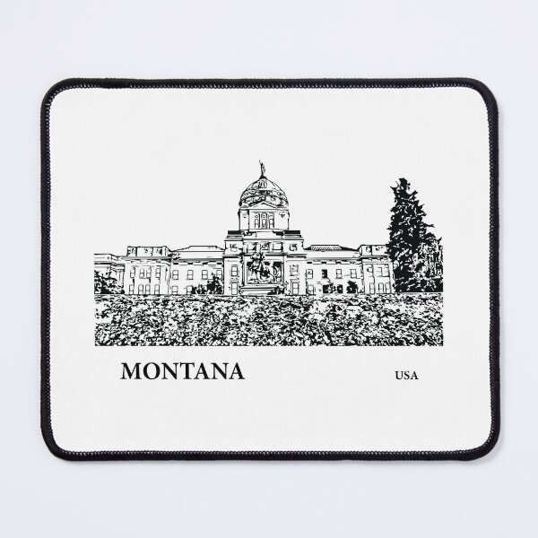 Item preview, Montana State USA designed and sold by Lakeric Cityscapes.