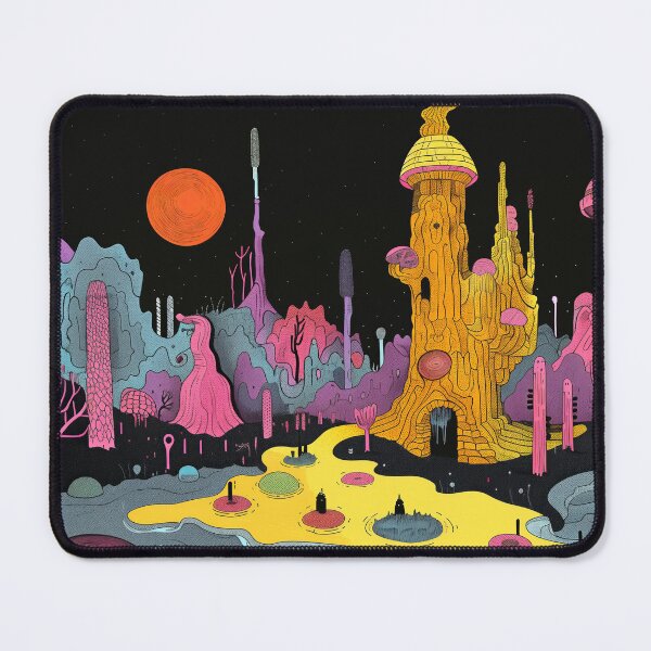 Item preview, Alien Landscape: Surreal Cosmic Journey designed and sold by Mulakart.