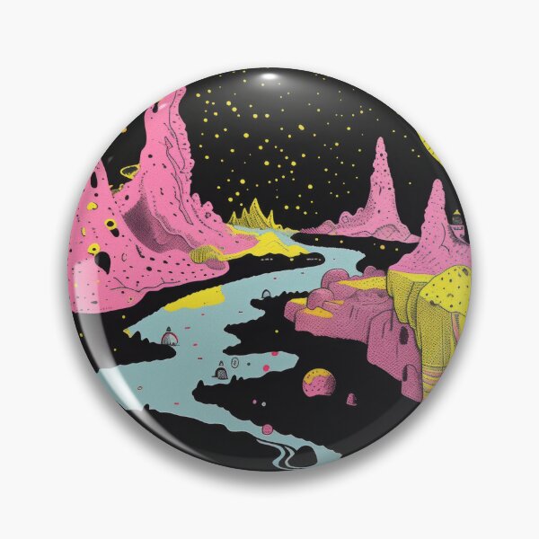 Item preview, Alien Landscape: Surreal Cosmic Journey designed and sold by Mulakart.