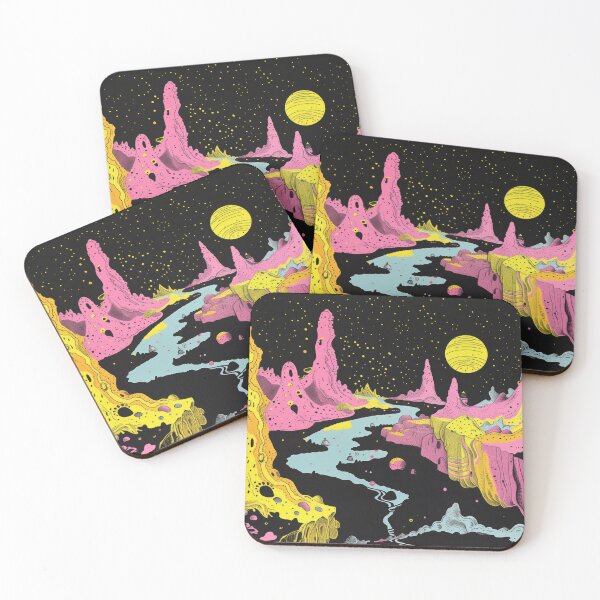 Item preview, Alien Landscape: Surreal Cosmic Journey designed and sold by Mulakart.