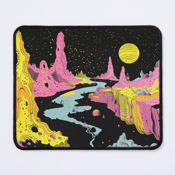 Item preview, Alien Landscape: Surreal Cosmic Journey designed and sold by Mulakart.