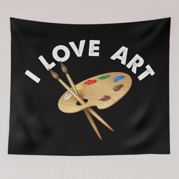 Item preview, I Love Art Painting Or Drawing designed and sold by Turie.