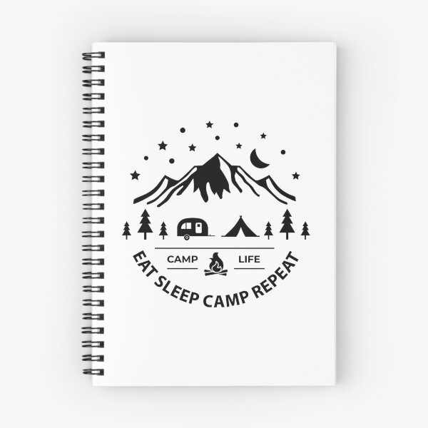 Item preview, Eat Sleep Camp Repeat designed and sold by DesignCosmos.