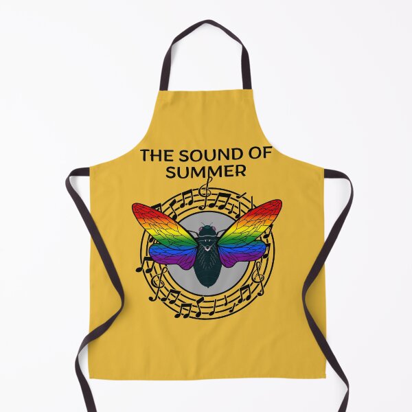 Item preview, The Sound of Summer Cicada Scream Best Gift for Cicada Brood Enthusiast LGBTQ Pride Month Rainbow Flag Colors designed and sold by Savchuk-Vova.