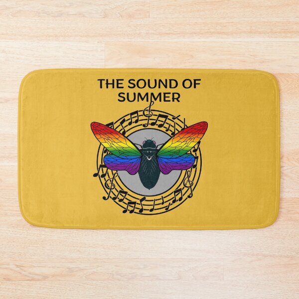 Item preview, The Sound of Summer Cicada Scream Best Gift for Cicada Brood Enthusiast LGBTQ Pride Month Rainbow Flag Colors designed and sold by Savchuk-Vova.