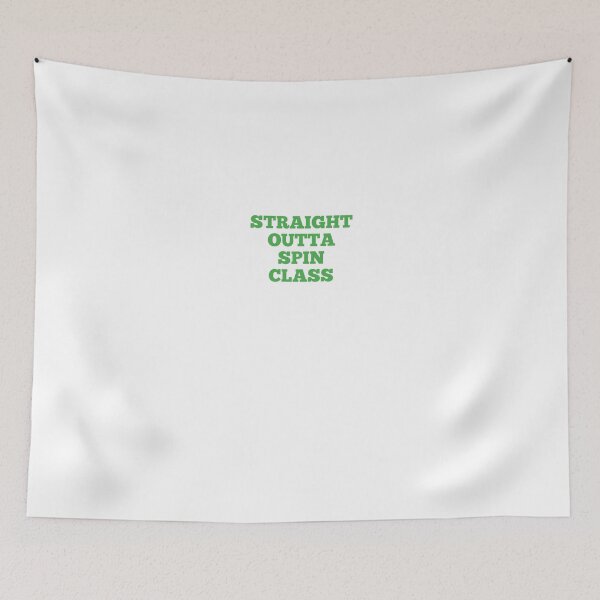 Item preview, Straight outta spin class designed and sold by marianna cotaru.