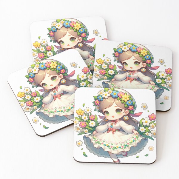 Item preview, Spring Flower Dancing Maiden designed and sold by DeenaSuzanne.