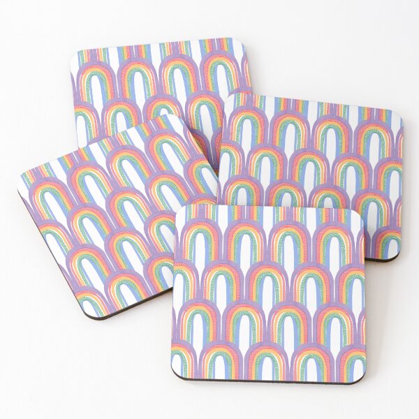 Item preview, Watercolored Rainbow Pattern designed and sold by cafelab.