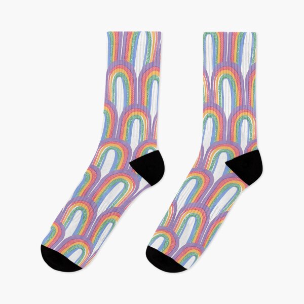 Item preview, Watercolored Rainbow Pattern designed and sold by cafelab.