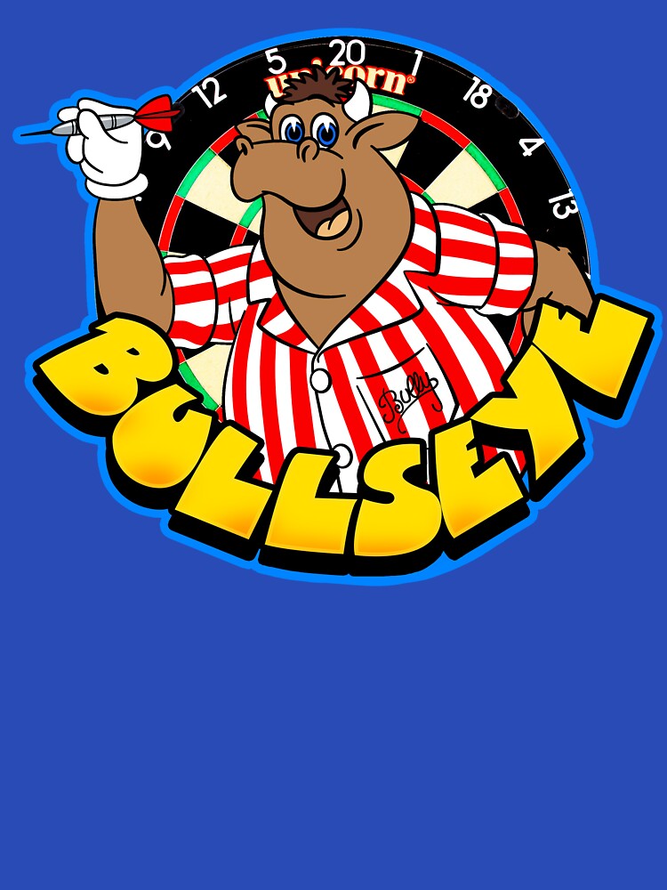 Thumbnail 7 of 7, Essential T-Shirt, Bullseye TV Show Bully Darts Retro British TV designed and sold by Greenthumb94.