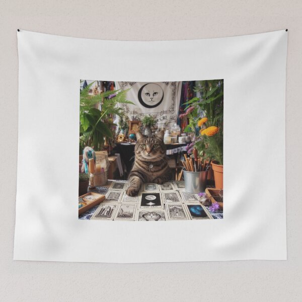 Item preview, brown tarot cat designed and sold by laurazael.