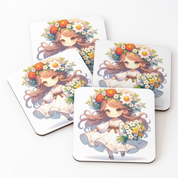 Item preview, Spring/Summer Flower Dancing Folk Maiden designed and sold by DeenaSuzanne.