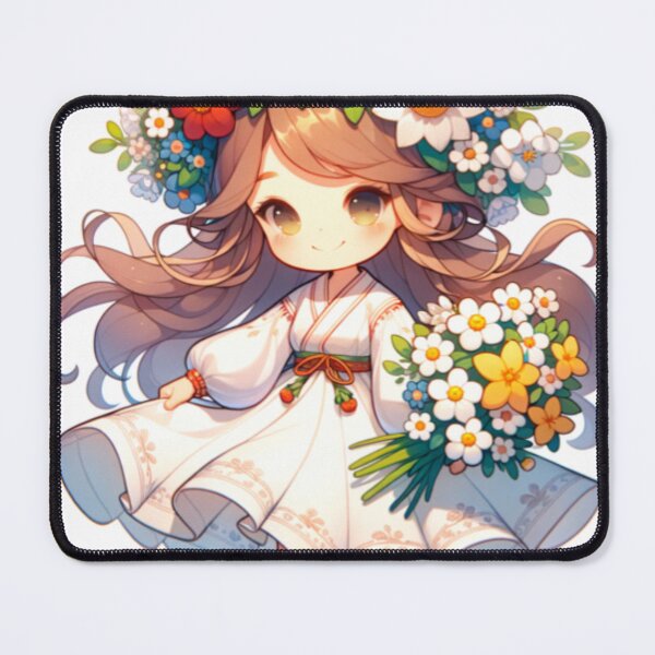 Item preview, Spring/Summer Flower Dancing Folk Maiden designed and sold by DeenaSuzanne.