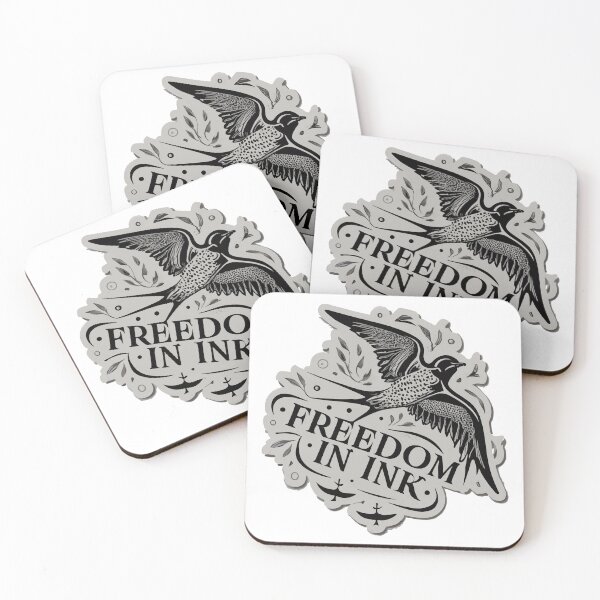 Item preview, Freedom in Ink - Delicate Swallow Bird Flight designed and sold by NiftyWrx.