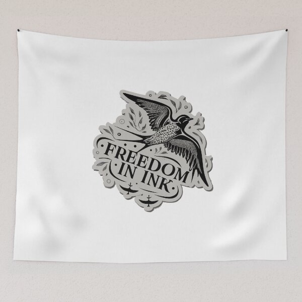 Item preview, Freedom in Ink - Delicate Swallow Bird Flight designed and sold by NiftyWrx.