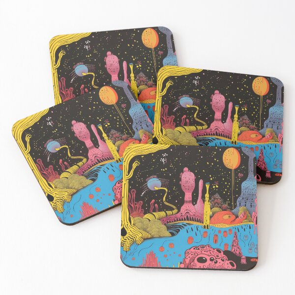 Item preview, Alien Landscape: Surreal Cosmic Journey designed and sold by Mulakart.