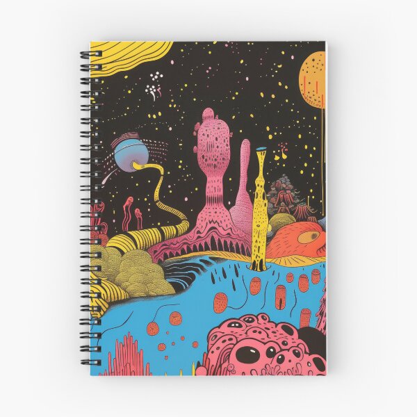 Item preview, Alien Landscape: Surreal Cosmic Journey designed and sold by Mulakart.