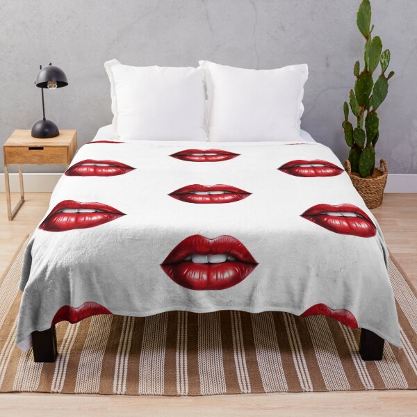 Item preview, Red female lips designed and sold by MiraCleAI.