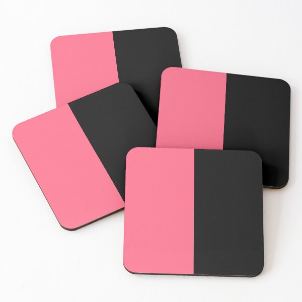 Item preview, Pink Black Two Tone Color Split designed and sold by PatternTitan.