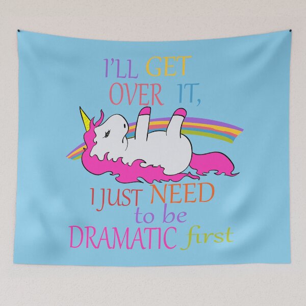 Item preview, I Just Need to be Dramatic Lazy Unicorn designed and sold by FilMate.